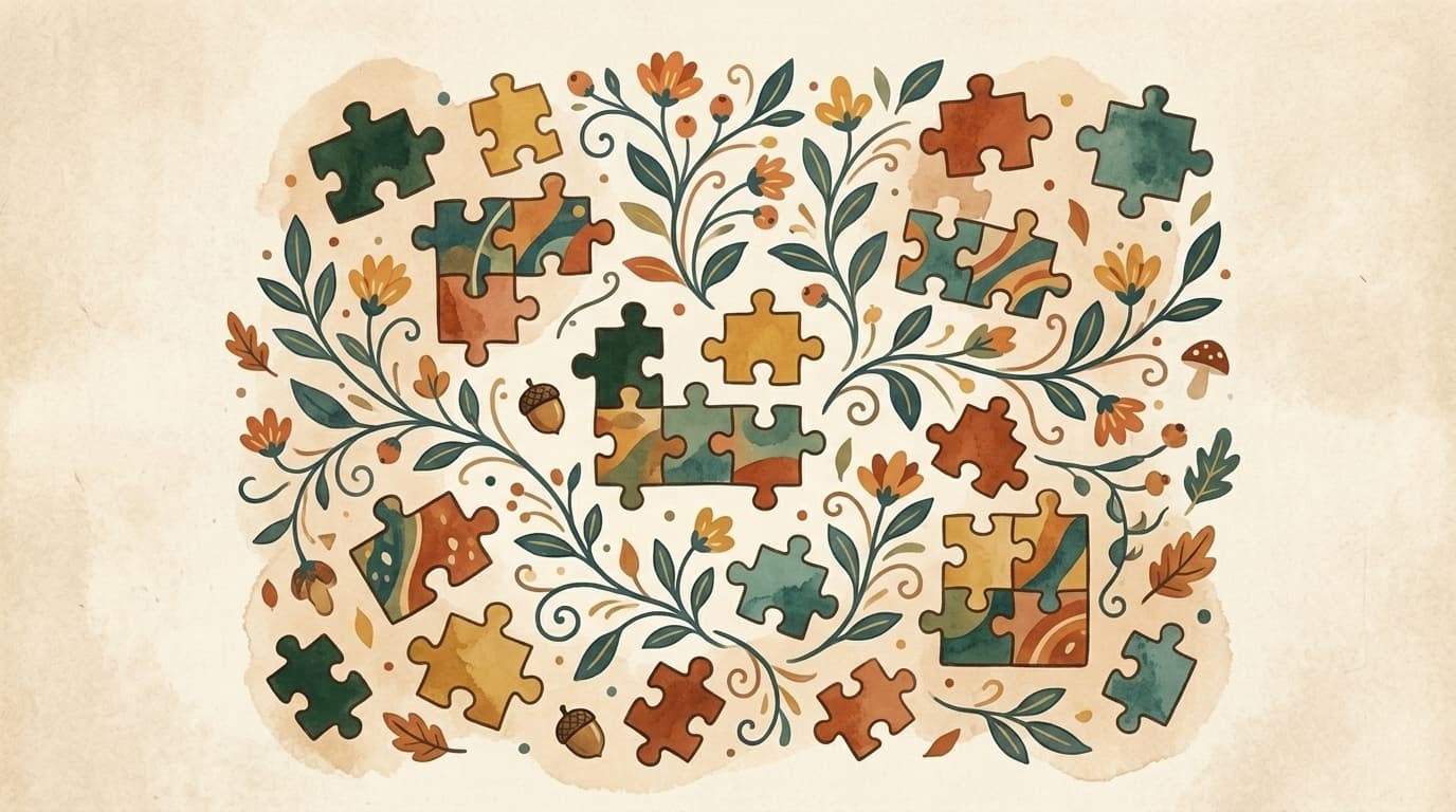 Illustration puzzle, article « Plan wynikowy a rozkład materiału: różnice i wzory »