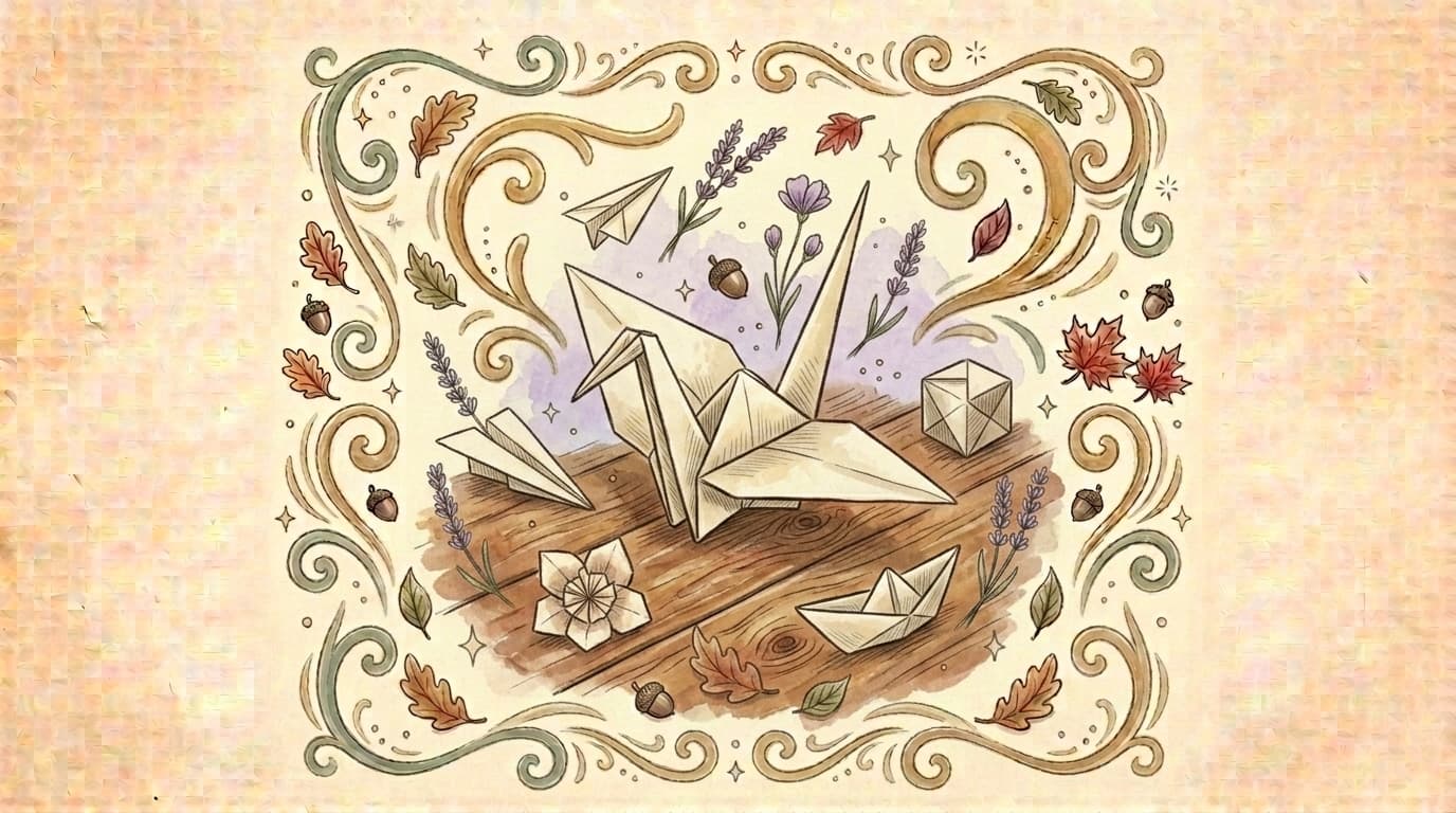 Illustration origami, article « Scenariusz lekcji: szablon do skopiowania »